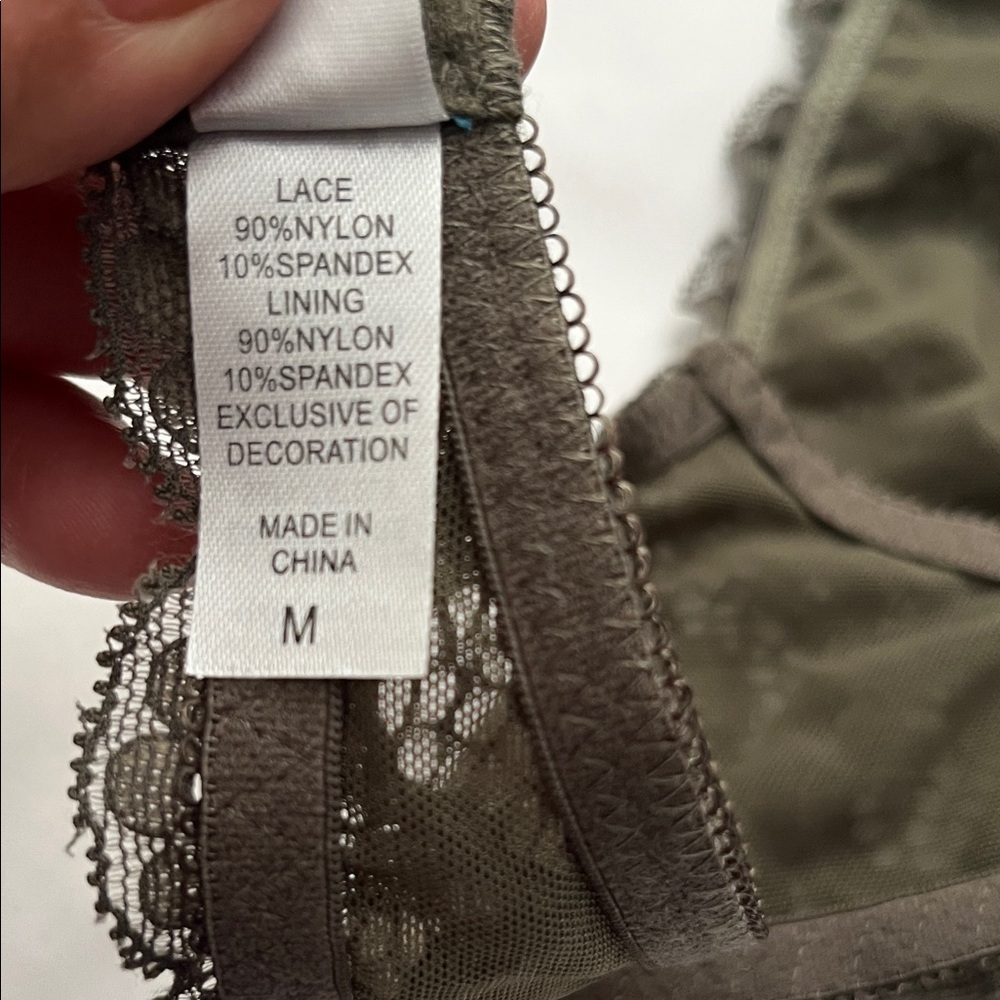 The Olive Lace Bralette - Picture 8 of 10